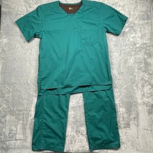 Carhartt Teal Green Scrub Set